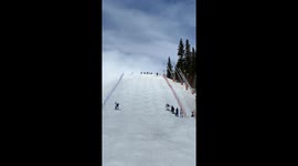 Exclusive- Sibling rivalry on the slopes ends in epic crash in Sweden