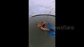 Brazil: Kitesurfing Olympian Rescues Drowning Woman