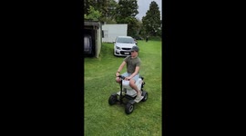Family Rides Around on Unique DIY Creations