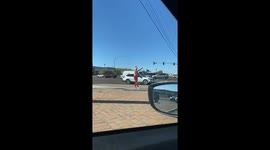 Dancing Man Spreads Christmas Cheer