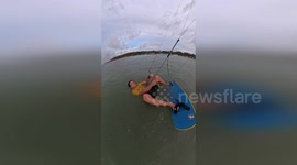 Brazil: Olympic Kitesurfer Rescues Drowning Woman at Olho D'Água Beach in Dramatic Rescue