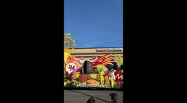 Mesmerizing Rose Parade highlights featuring a spectacular Wicked-themed float