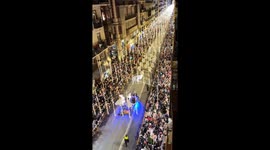 Valencia, Spain: Lively scene captured during majestic Kings' Day parade