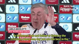 'Are you the best or are you the dumbest?' - Real Madrid boss Carlo Ancelotti on his approach to handling criticism