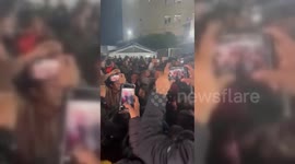 First Moments of Gaza Ceasefire Spark Celebrations