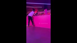 My first time roller skating and I couldn’t gain any balance
