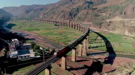Riding on a slow green train in China's Kunming