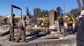 US: Destruction after Los Angeles fires