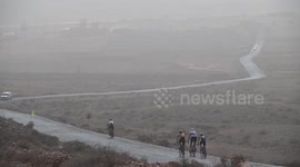 Spain: Fuerteventura, cover by the haze