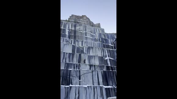 Satisfaction, view from a quarry in Norway