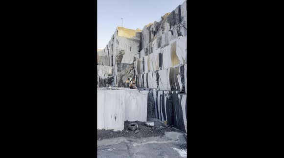 Beatiful view from a quarry in Norway