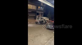 Israeli forces storm near Bayt Kahil village, northwest of Hebron in the West Bank