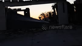 US: Driving Through the Fire-Damaged Palisades Neighborhood