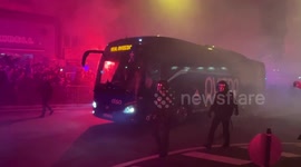Spain: Oviedo arrives at the Tartiere to face Sporting, between flares and a strong police presence