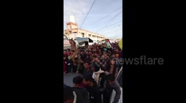 Palestine: Palestinians celebrate ceasefire in the streets of Gaza