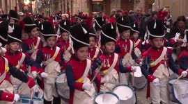 Puerto Rico: Children's Tamborrada on main day of San Sebastián