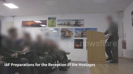 Israel: IAF preparations for the reception of the hostages
