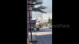 Israeli army bulldozers are right now in Jenin