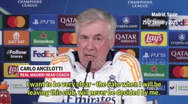 'I could leave tomorrow or in five years' - Carlo Ancelotti says Real Madrid will only decide the length of his stay