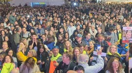 Israel: Thousands Gather in Hostages' Square to Witness the Release of Three Girls
