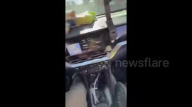 West Bank: The final moments of Ahmed Nimer Obeidi, before he was killed by the bullets of the israel army in Jenin -West Bank- while attempting to return home with his family