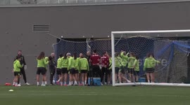 Spain: Real Sociedad women's team training