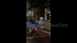 China: A Dog-Transporting Tricycle