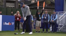 US: Players Tee Off During Farmers Insurance PGA Tour Opening