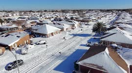 New Orleans Snow Day Jan 21, 2025-Aerial View shot on DJI Neo with original music.