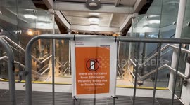 Storm Eowyn causes travel disruption at Edinburgh Waverley train station