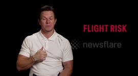 UK: US actor Mark Wahlberg plays an airline pilot in his new film 'Flight Risk', directed by Mel Gibson
