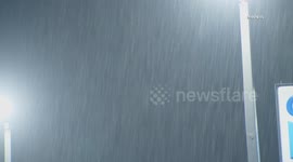 US, Los Angeles: Pomona Overnight Rain