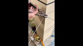 Efficient wire-binding tool showcased in China