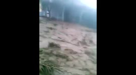 Severe flooding sweeps cars away