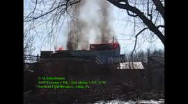 20090214 - Commercial structure fire at Savitski Coal Breaker