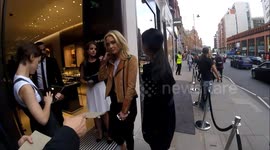 Lucy Watson visits Watches Of Switzerland in London