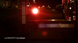 20101007 Settting up a Fire Truck