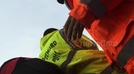 Tranmere Rovers stewards remove Liverpool 'Don't Buy The Sun' protest banner