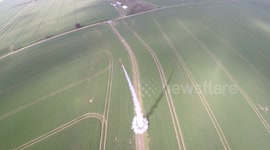 Rocket launch filmed from Phantom Quadcopter