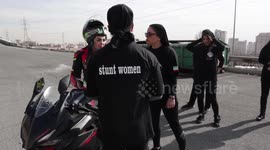 Iran: Nasrin Teymouri leads her country's first women's action doubles team in Tehran