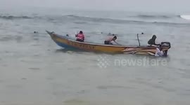 Three schoolchildren killed when rip tide drags them out to sea in Indonesia