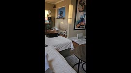 Marshmallow Cat Waits To Roast