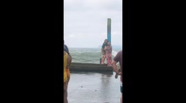 Ocean Swell Takes Down Girls