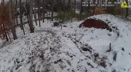 US: First Responders Save Stranded Child After Fall Down Steep Embankment