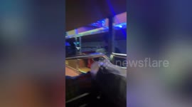 Footage shows night before horror bus crash which killed one and injured 43 people