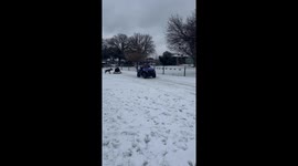 Snow Tubing With Dog Goes Wrong