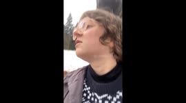 Highland Cattle Photo Op Gone Wrong