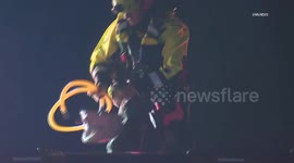 US, Bakersfield: Washington DC Response to Passenger Jet Blackhawk Helicopter Collision