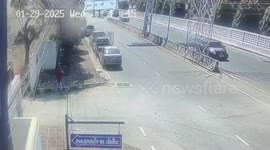 Chinese New Year party organiser has leg torn off when gas canister for balloons explodes