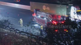 US, Los Angeles: Long Beach Solo Vehicle Crash Leaves 1 Dead 1 Injured